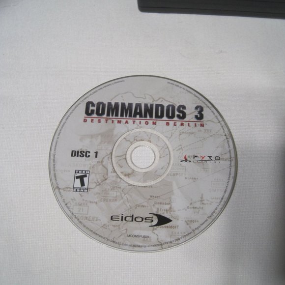 Commandos 3: Destination Berlin (PC, 2003) (Game, Manual & Case) CD-ROM EIDOS - Picture 6 of 11